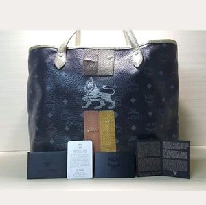 MCM Visetos  Lion Tote